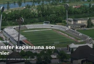 Havadan görünen bir futbol stadyumu — transfer kapanışına son günler ve giriş adresi kontrolü