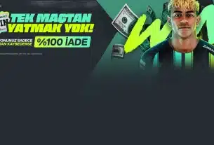 Benjabet tek maçtan yatmak yok kampanya görseli