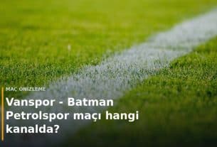 Vanspor Batman Petrolspor maçı hangi kanalda kapak görseli
