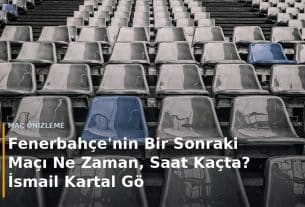 Fenerbahçe'nin Bir Sonraki Maçı Ne Zaman, Saat Kaçta? İsmail Kartal Görevde Kaldı kapak görseli
