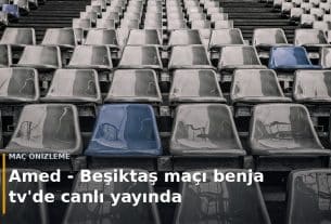 Amed - Beşiktaş maçı benja tv'de canlı yayında kapak görseli